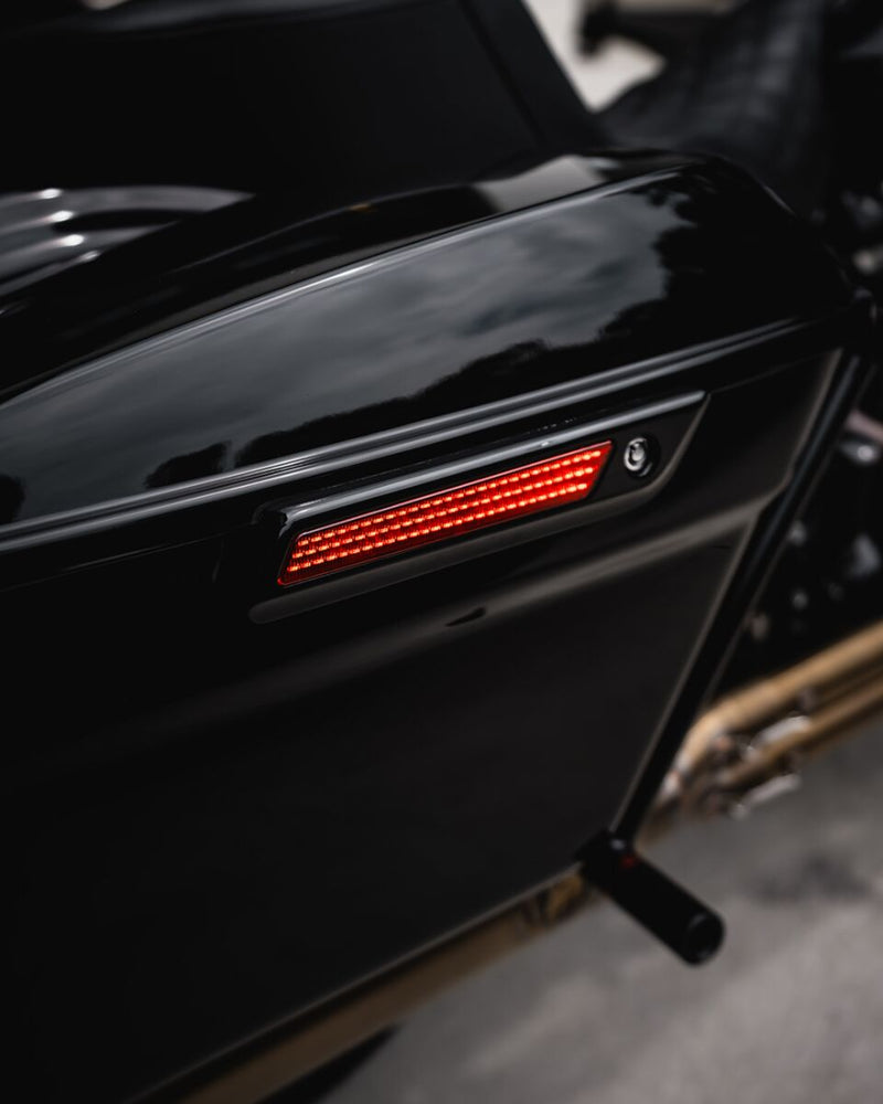 Saddlebag Latch Lights Red For Harley Davidson FLHR 1690 2014-2015