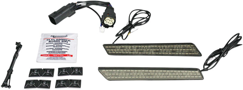 Saddlebag Latch Lights Smoke For Harley Davidson FLHR 1690 2014-2015