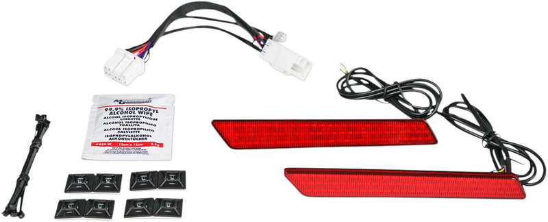 Saddlebag Latch Lights Red For Harley Davidson FLHR 1340 1997-1998
