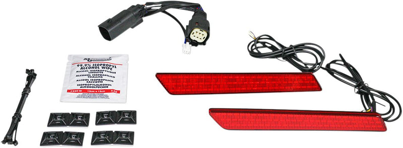 Saddlebag Latch Lights Red For Harley Davidson FLHX 1584 2010-2011