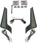 Fascia LED Panels Black For Harley Davidson FLTRU 1690 ABS 2011-2013