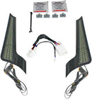 Fascia LED Panels Black For Harley Davidson FLHX 1450 2006
