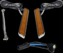 LED Front Fork Lightz™ Chrome For Harley Davidson FLTRX 1690 2011-2013