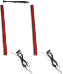 Plasma Rods™ Smoke For Harley Davidson FLD 1690 2012-2013 - 35.5 CM