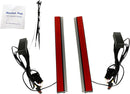 Dual Color Plasma Rods Smoke For Harley Davidson FLD 1690 2012-2013 - 20.5 CM