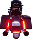 Dual Color Plasma Rods Smoke For Harley Davidson FLD 1690 2012-2013 - 20.5 CM