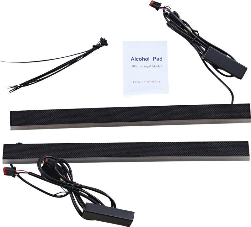 Dual Color Plasma Rods Smoke For Harley Davidson FLD 1690 2012-2013 - 30.5 CM