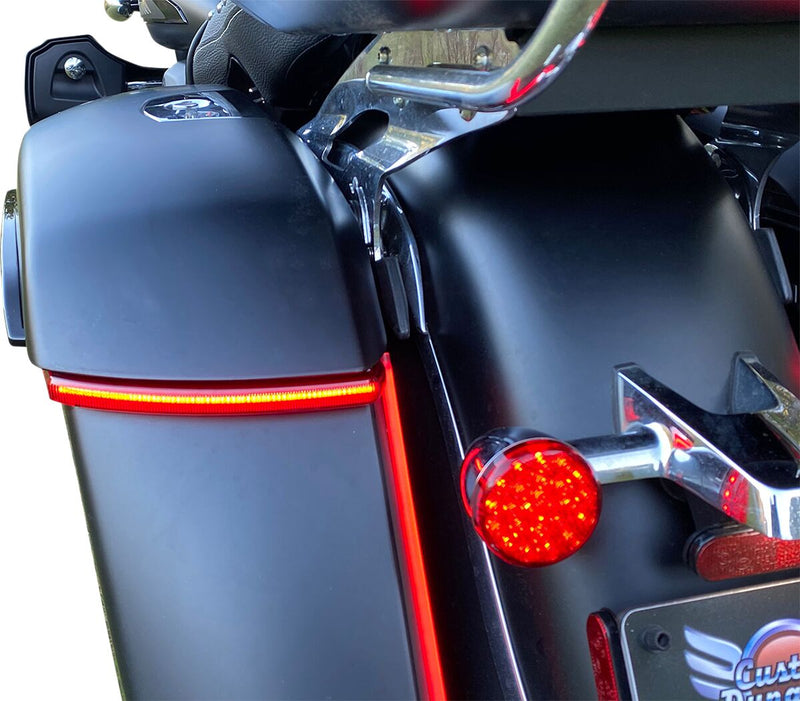 LED Saddle Bag Lights Red For Indian CHALLENGER 108 ABS 2022