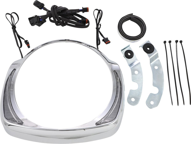 Fang Headlight Bezel For Harley Davidson FLH 1868 ABS 2021