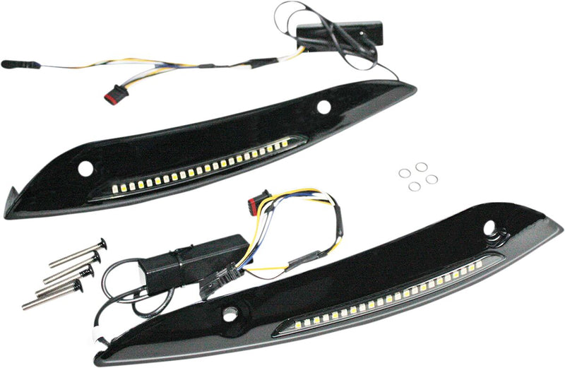 Genesis® 4 Dynamic LED Road Glide® Windshield Trim Smoke For Harley Davidson FLTRXST 1923 ABS 2022-2023