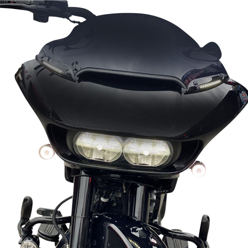 Genesis® 4 Dynamic LED Road Glide® Windshield Trim Smoke For Harley Davidson FLTRXST 1923 ABS 2022-2023