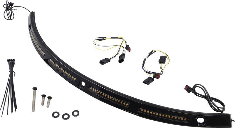 Genesis® 4 Dynamic LED Batwing Windshield Trim Amber / White For Harley Davidson FLH 1868 ABS 2021