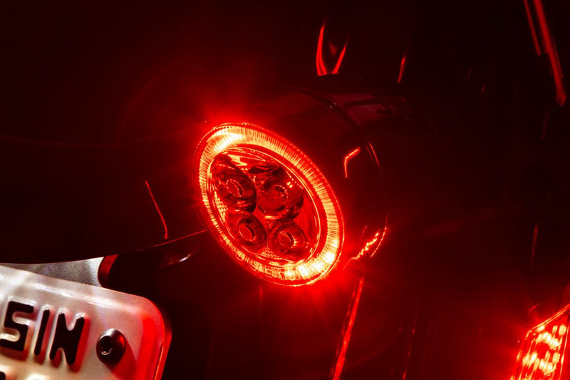 Fang Rear Turn Signal Light Inserts Harley Davidson FLFB 1750 ABS 2018-2020