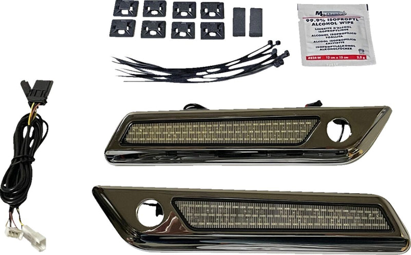 Saddlebag LED Latch Light Chrome For Harley Davidson FLH 1868 ABS 2021