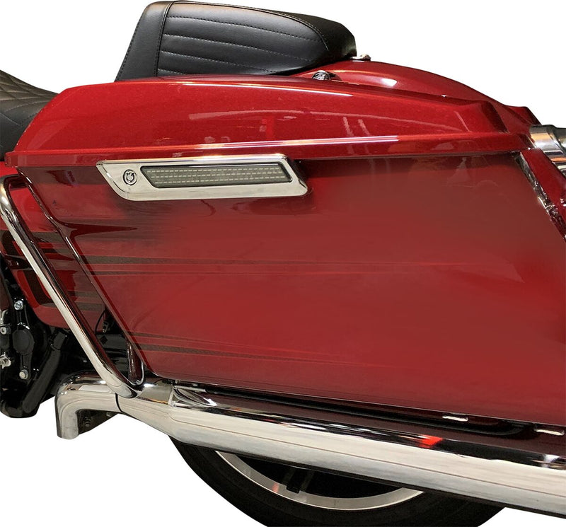 Saddlebag LED Latch Light Chrome For Harley Davidson FLH 1868 ABS 2021