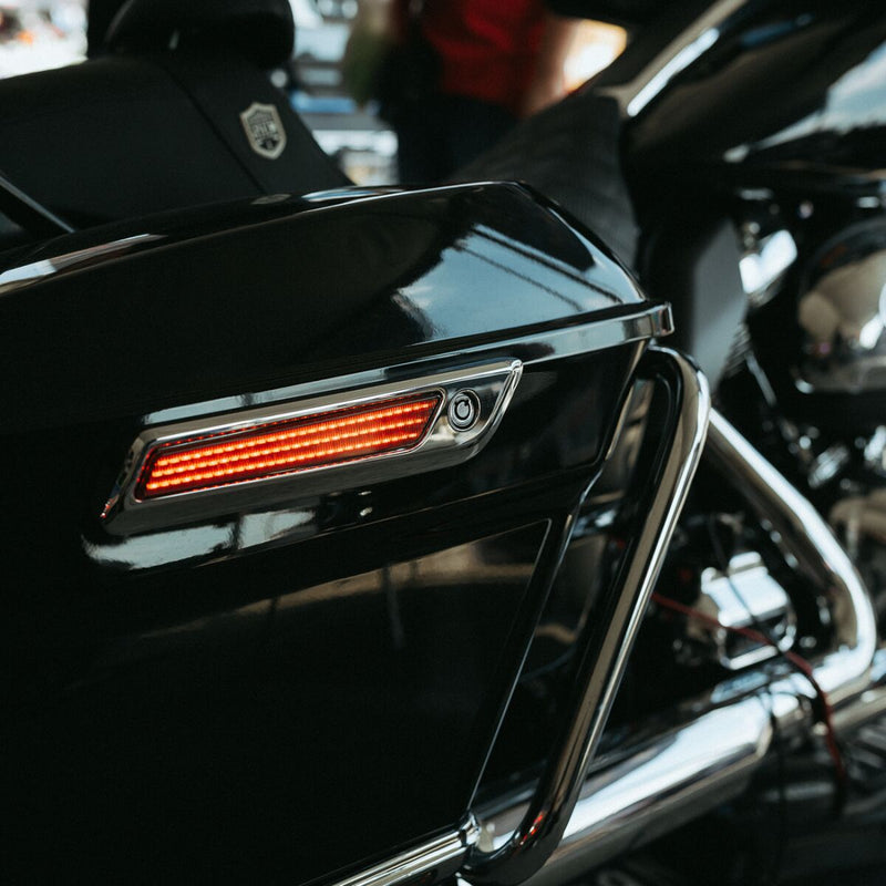 Saddlebag LED Latch Light Chrome For Harley Davidson FLH 1868 ABS 2021
