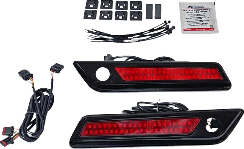 Saddlebag Latch Dual Color Accent Lights Amber / Red For Harley Davidson FLTRXSE 1923 ABS 2018-2022