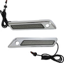 Saddlebag Latch Dual Color Accent Lights Chrome For Harley Davidson FLH 1868 ABS 2021
