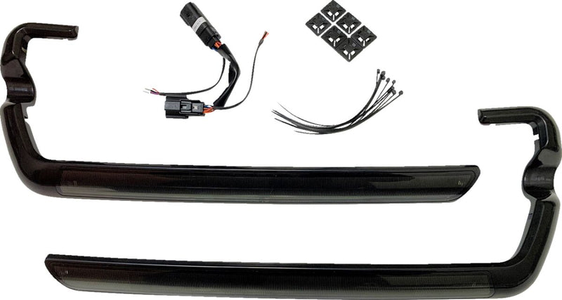 Lower Saddlebag Side Marker LED Lights Smoke For Harley Davidson FLH 1868 ABS 2021
