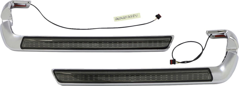 Lower Saddlebag Side Marker LED Lights Chrome For Harley Davidson FLH 1868 ABS 2021