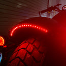 Dual Intensity Side Firing Auxiliary LED Strips Red - 63.5 CM