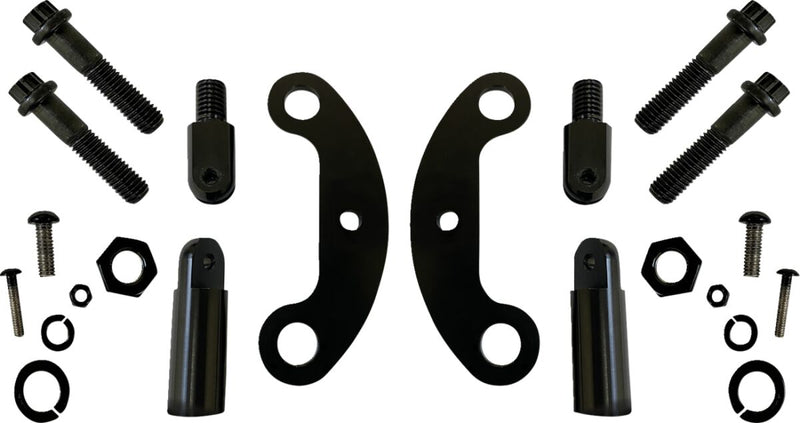 Caliper Mounts for ProBEAM® Fog Lights Black For Harley Davidson FLHR 1450 2000-2006