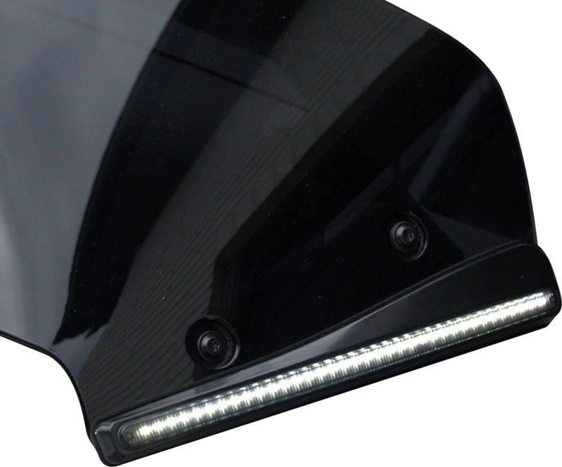 LED Windshield Trim With Turn Signals Smoke For Harley Davidson FLTRXSE 1977 ABS 2023-2024
