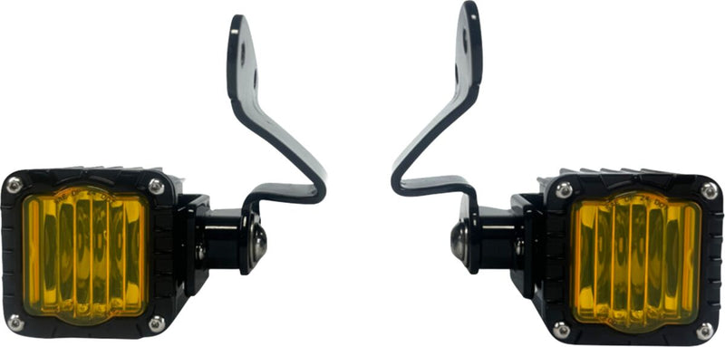 Shark Demon® LED Front Turn Signals Yellow For Harley Davidson FLTRX 1923 ABS 2024-2025