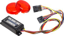 Plug-In Illuminator With Red Lenses For Harley Davidson XL 1200 C 2004-2013