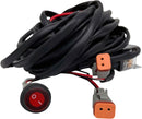 Round Lighted On/Off Switch Wiring Harness - 183 MM
