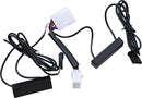 Micro Bullet Amber/Red Wiring Adapter Black For Harley Davidson FLD 1690 2012-2013