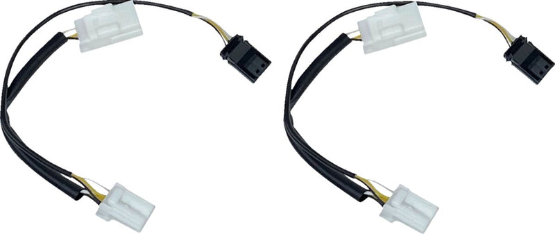 Run/Turn Signal Front Accessory Adapters Black For Harley Davidson FLD 1690 2012-2013