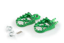 Off-Road Footpegs Green For Kawasaki KX450 2021-Current