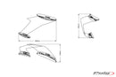 Side Downforce Spoilers Green For Kawasaki ZX10-R 2021-Current