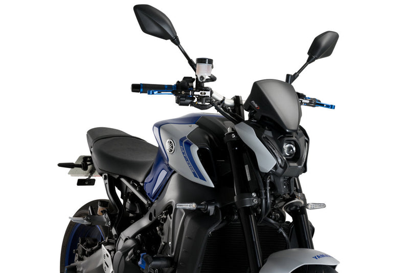 Sport Fly Screen For Matte Black For Yamaha MT-09 2021-2023