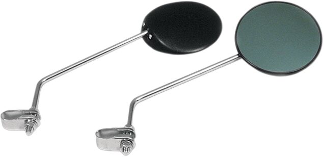 Universal Clamp-On Mirror Black / Chrome / Silver - 22 MM