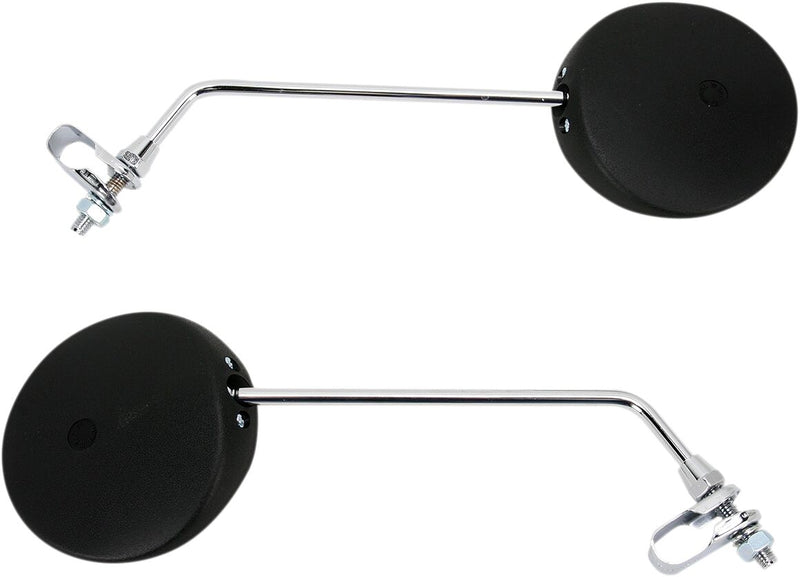 Universal Clamp-On Mirror Black / Chrome / Silver - 22 MM