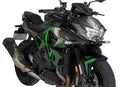 Side Downforce Spoilers Green For Kawasaki Z H2 2020-Current