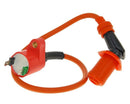 Ignition Coils Black / Orange For Adly (Herkules) AIR TEC 1 50 2010-2011