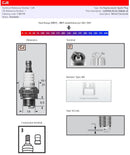 Champion Spark Plugs / Standard And Resistor Types For John Deere XUV 855 D 4X4 2011 - 19 MM