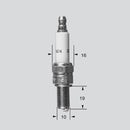 Champion Spark Plugs / Standard And Resistor Types For Honda CB 125 F 2015-2017 - 16 MM