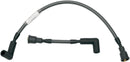 Braided Spark Plug Wire Black For Harley Davidson FL 1200 - 8 MM