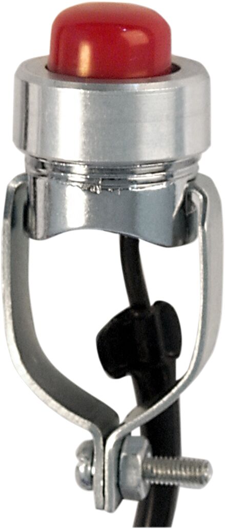 Red Crown Kill Switch Chrome / Red - 22 MM