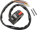 Universal Right-Side Handlebar Switch Black / Grey / Red - 22 MM