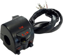 Handlebar Switch Assembly Black For Honda CB 750 K - 22 MM