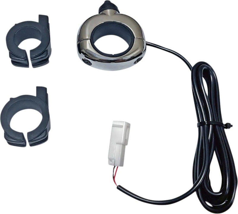Auxiliary Handlebar Mounted On/Off Switch Chrome