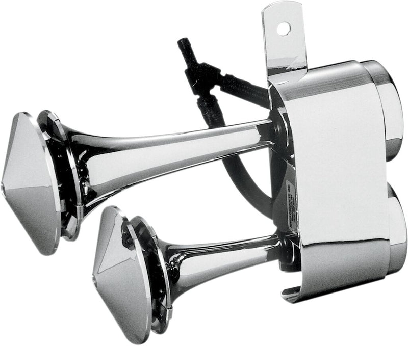 Dual Air Horn Chrome For Harley Davidson FLD 1690 2012-2013