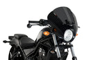 Dark Night Semifairing Black / Dark Smoke For Honda CMX 500 Rebel 2017-2019