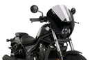 Dark Night Semifairing For Matte Black / Light Smoke For Honda CMX 500 Rebel 2020-Current