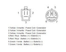 Regulator Black / Silver For Honda XRV 750 1993-2003 - 35 A